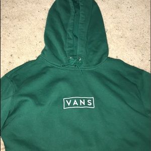 Men's/Woman's Vans Green Box Logo Hoodie Zumiez